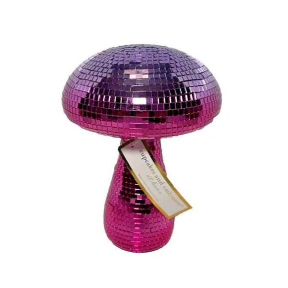 Cupcakes and Cashmere Other - Viral Cupcakes &‎ Cashmere Home Pink Purple Disco Fairy Core Shimmer Mushroom
